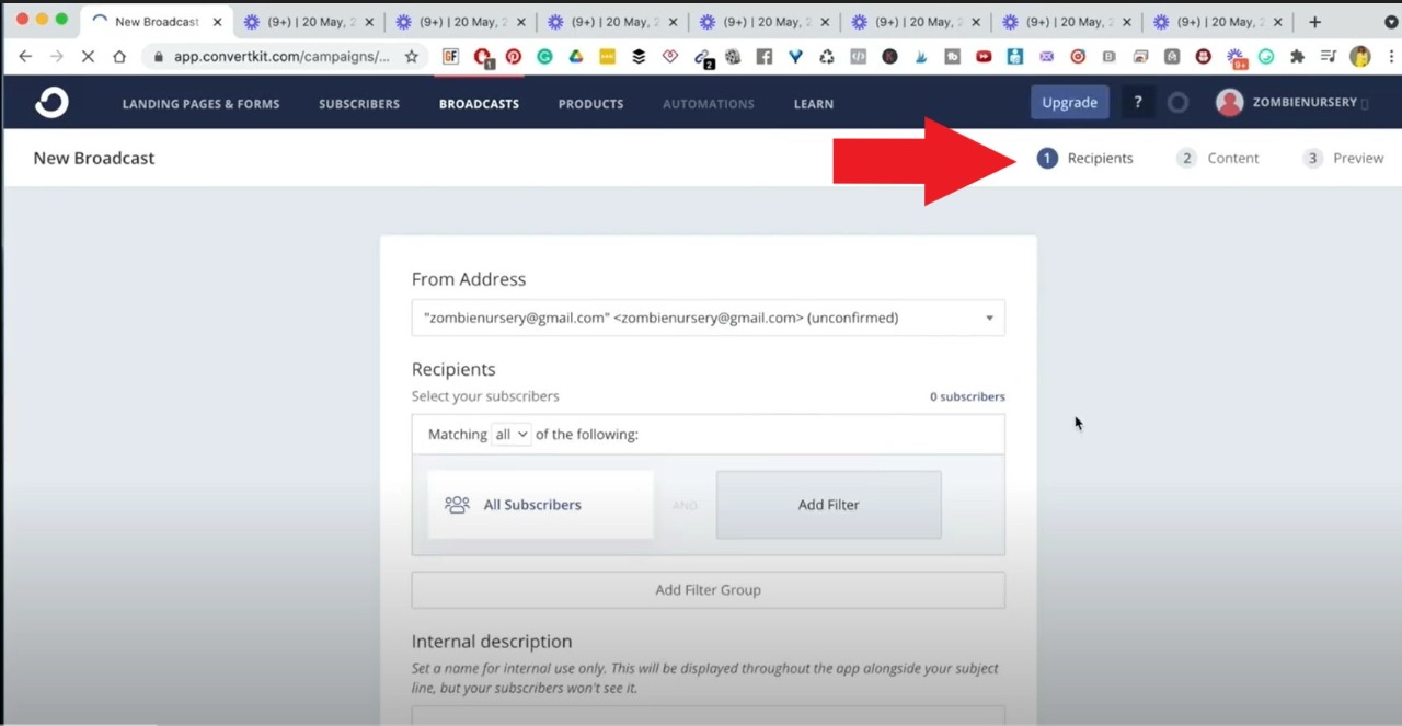 How to send out Emails in 4 EASY Steps Using Convertkit PAM OBASA.
