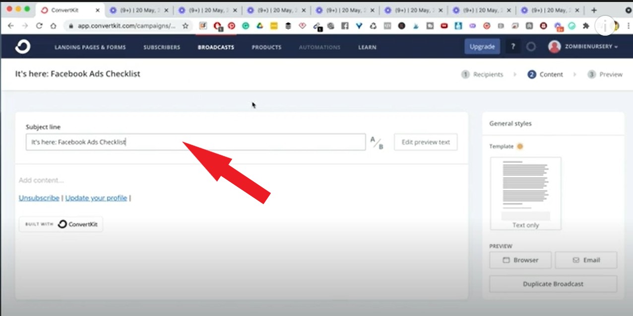 How to send out Emails in 4 EASY Steps Using Convertkit PAM OBASA.